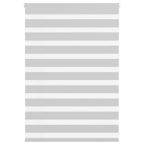 Vidaxl zebra rolgordijn 100x100 cm stofbreedte 95,9 cm lichtgrijs