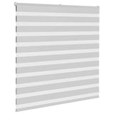 Vidaxl Zebra Rouleau aveugle 140x100 cm Largeur de poussière 135,9 cm Gris clair