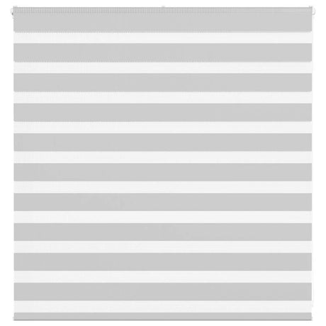 Vidaxl zebra rolgordijn 150x100 cm stofbreedte 145,9 cm lichtgrijs