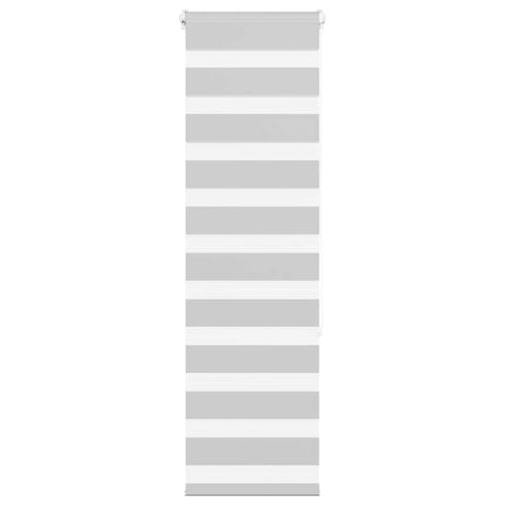 Vidaxl zebra rolgordijn 50x150 cm stofbreedte 45,9cm lichtgrijs