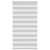 Vidaxl zebra rolgordijn 70x150 cm stofbreedte 65,9 cm lichtgrijs