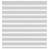 Vidaxl zebra rolgordijn 140x150 cm stofbreedte 135,9 cm lichtgrijs