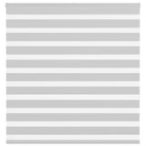 Vidaxl zebra rolgordijn 145x150 cm stofbreedte 140,9 cm lichtgrijs