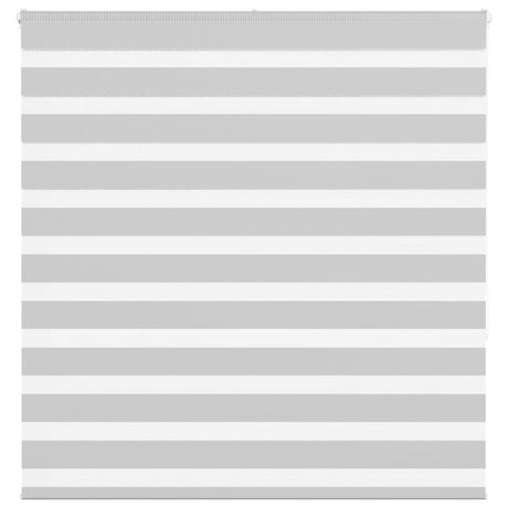 Vidaxl zebra rolgordijn 145x150 cm stofbreedte 140,9 cm lichtgrijs