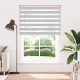 Vidaxl Zebra roller blind 155x200 cm fabric width 150.9 cm light gray