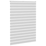 Vidaxl Zebra Roller Blind 155x200 cm Tygbredd 150,9 cm ljusgrå