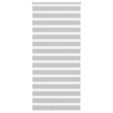 Vidaxl zebra rolgordijn 105x230 cm stofbreedte 100,9 cm lichtgrijs
