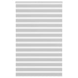 Vidaxl zebra rolgordijn 150x230 cm stofbreedte 145,9 cm lichtgrijs