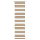 Vidaxl zebra blind 50x100 cm stofbreedte 45,9 cm polyester zandbruin