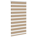 Vidaxl zebra blind 70x100 cm stofbreedte 65,9 cm polyester zandbruin