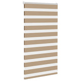 Vidaxl zebra blind 75x100 cm stofbreedte 70,9 cm polyester zandbruin