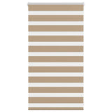 Vidaxl zebra blind 90x100 cm stofbreedte 85,9 cm polyester zandbruin