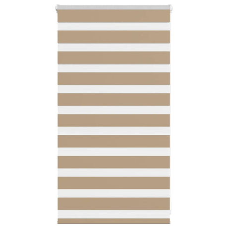 Vidaxl zebra blind 90x100 cm stofbreedte 85,9 cm polyester zandbruin