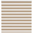 Vidaxl zebra blind 145x100 cm stofbreedte 140,9 cm polyester zandbruin