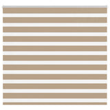 Vidaxl zebra blind 155x100 cm stofbreedte 150,9 cm polyester zandbruin