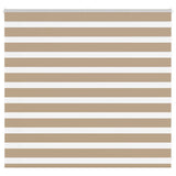 Vidaxl zebra blind 160x100 cm stofbreedte 155,9 cm polyester zandbruin