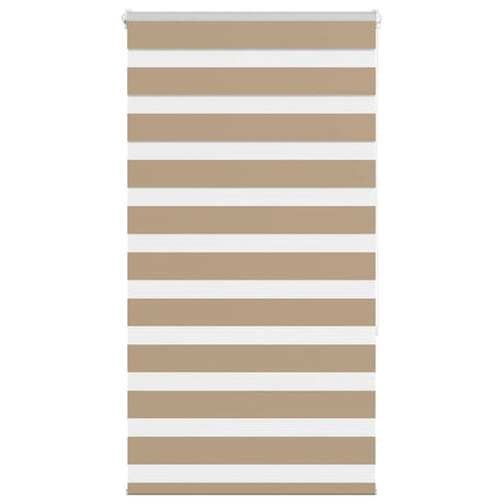 Vidaxl zebra blind 70x150 cm stofbreedte 65,9 cm polyester zandbruin