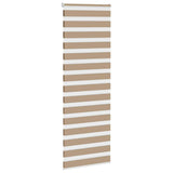 Vidaxl zebra blind 75x200 cm stofbreedte 70,9 cm polyester zandbruin