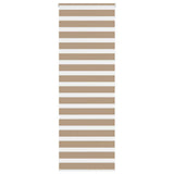 Vidaxl zebra blind 80x200 cm stofbreedte 75,9 cm polyester zandbruin