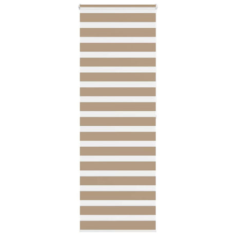 Vidaxl zebra blind 80x200 cm stofbreedte 75,9 cm polyester zandbruin