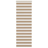 Vidaxl zebra blind 85x200 cm stofbreedte 80,9 cm polyester zandbruin