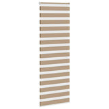 Vidaxl zebra blind 85x200 cm stofbreedte 80,9 cm polyester zandbruin