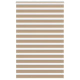 Vidaxl zebra blind 140x200 cm stofbreedte 135,9 cm polyester zandbruin