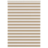 Vidaxl zebra blind 165x200 cm stofbreedte 160,9 cm polyester zandbruin