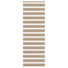 Vidaxl zebra blind 70x230 cm stofbreedte 65,9 cm polyester zandbruin