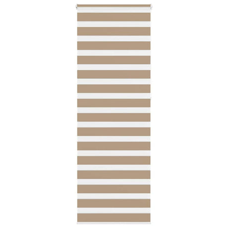 Vidaxl zebra blind 75x230 cm stofbreedte 70,9 cm polyester zandbruin