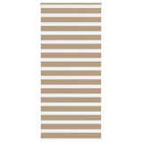 Vidaxl zebra blind 105x230 cm stofbreedte 100,9 cm polyester zandbruin