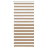 Vidaxl zebra blind 105x230 cm stofbreedte 100,9 cm polyester zandbruin
