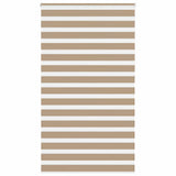 Vidaxl zebra blind 135x230 cm stofbreedte 130,9 cm polyester zandbruin