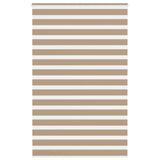 Vidaxl zebra blind 140x230 cm stofbreedte 135,9 cm polyester zandbruin