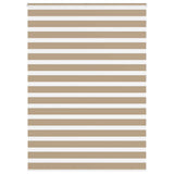 Vidaxl zebra blind 160x230 cm stofbreedte 155,9 cm polyester zandbruin