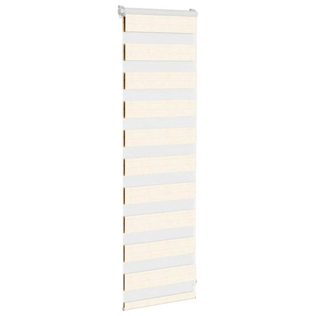 Vidaxl zebra rolgordijn 40x100 cm stofbreedte 35,9 cm marmerbeige