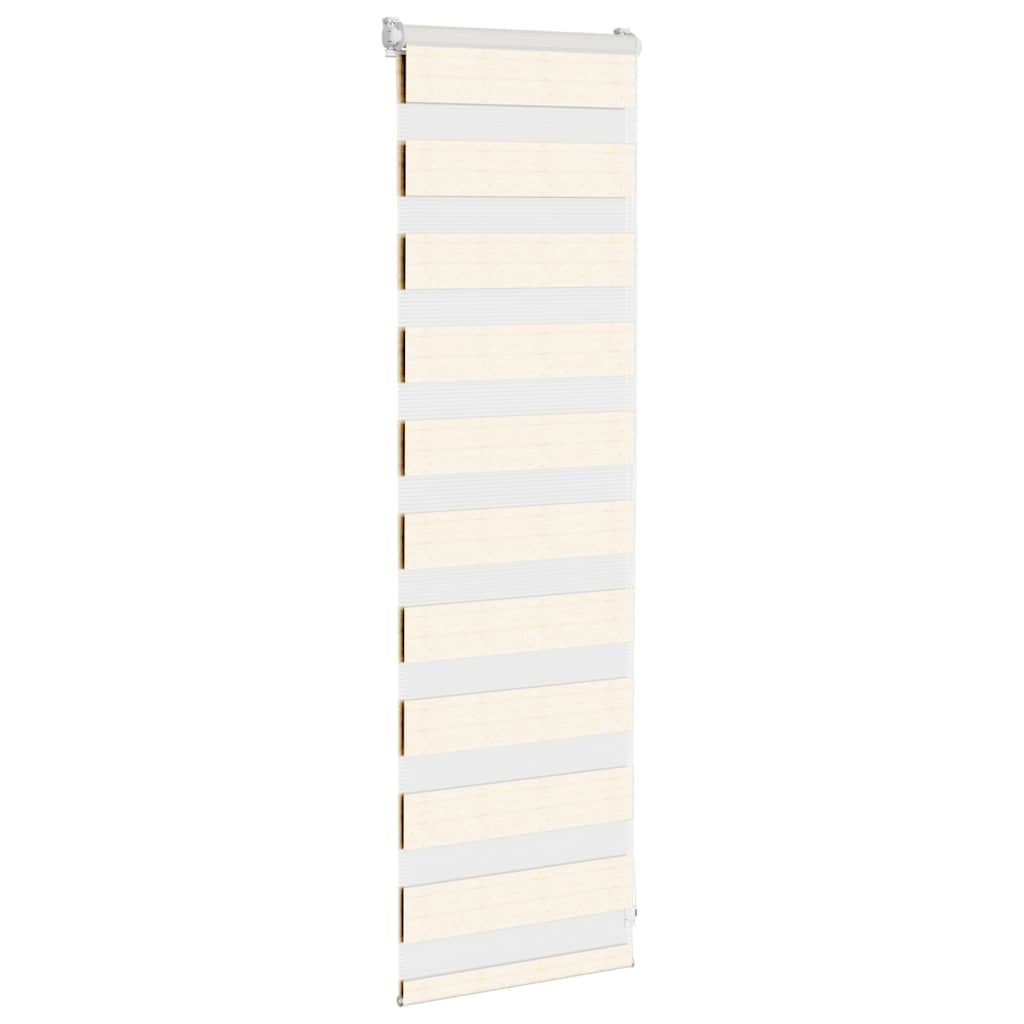 Vidaxl Zebra Roller Blind 50x100 cm Larghezza polvere 45,9 cm Marmerbeige