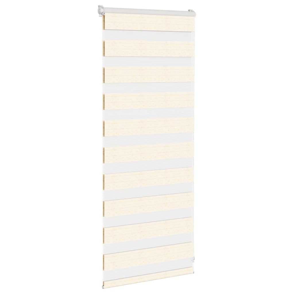 Vidaxl zebra rolgordijn 65x100 cm stofbreedte 60,9 cm marmerbeige