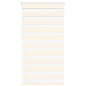 Vidaxl zebra rolgordijn 90x100 cm stofbreedte 85,9 cm marmerbeige