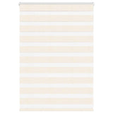 Vidaxl Zebra Rouleau aveugle 110x100 cm Largeur de poussière 105,9 cm Marmerbeige