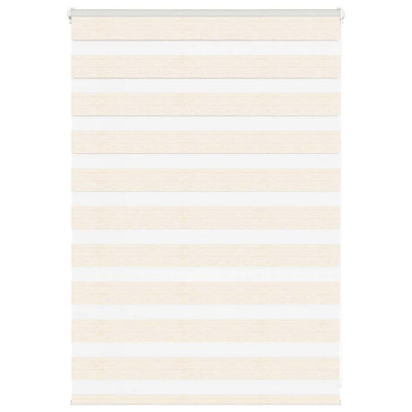 Vidaxl zebra rolgordijn 115x100 cm stofbreedte 110,9 cm marmerbeige