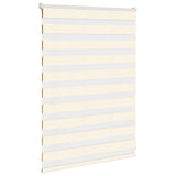 Vidaxl Zebra Roller Blind 115x100 cm Dammbredd 110,9 cm Marmerbeige