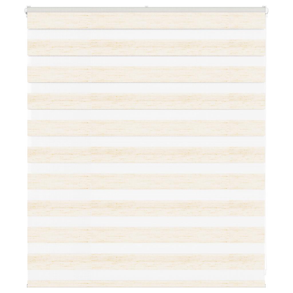 Vidaxl Zebra Roller Blind 120x100 cm Dammbredd 115,9 cm MARMERBEIGE