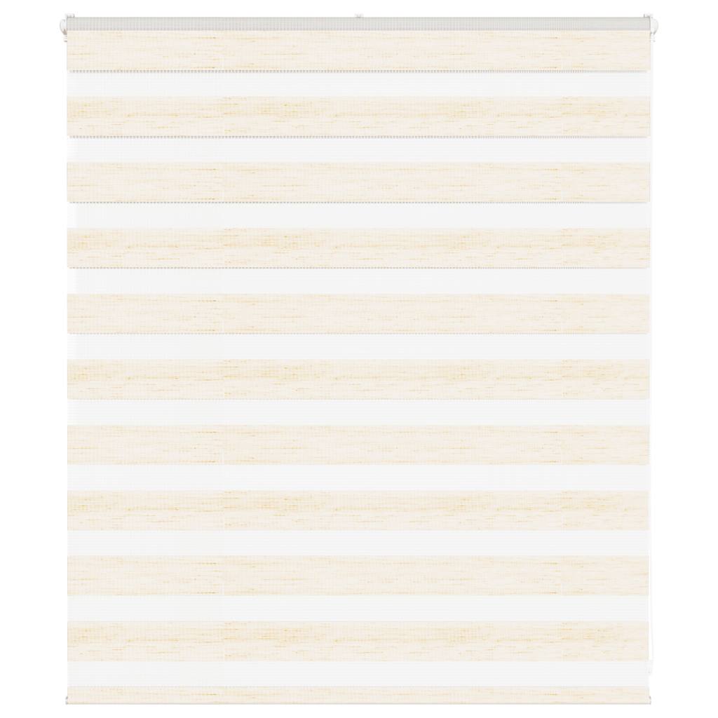 Vidaxl Zebra roller blind 125x100 cm Fabric width 120.9 cm Marmerbeige