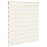 Vidaxl Zebra Roller Blind 125x100 cm Stoffbreite 120,9 cm Marmerbeige