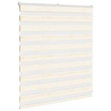 Vidaxl zebra rolgordijn 125x100 cm stofbreedte 120,9 cm marmerbeige