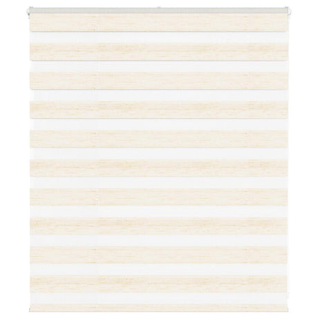 Vidaxl zebra rolgordijn 130x100 cm stofbreedte 125,9 cm marmerbeige