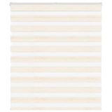 Vidaxl Zebra Roller Blind 135x100 cm Larghezza polvere 130,9 cm Marmerbeige