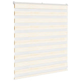 Vidaxl Zebra Roller Blind 135x100 cm Ancho de polvo 130.9 cm Marmerbeige