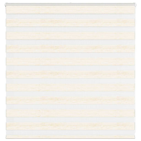 Vidaxl zebra rolgordijn 140x100 cm stofbreedte 135,9 cm marmerbeige